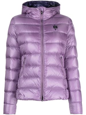 Blauer Charme hooded down jacket - Purple