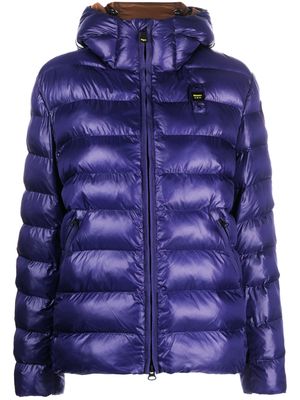 Blauer Charme hooded puffer jacket - Blue