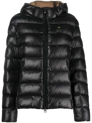 Blauer padded hooded jacket - Black