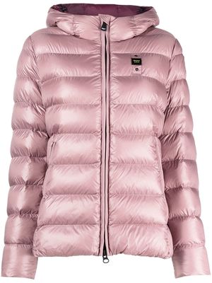 Blauer padded hooded jacket - Pink