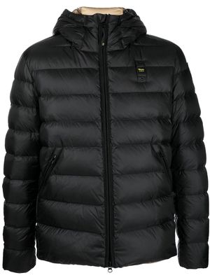 Blauer padded zipped jacket - Black
