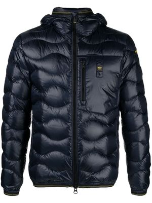 Blauer quilted hooded puffer jacket - Blue