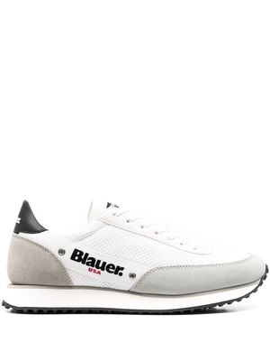 Blauer slip-on low-top sneakers - White