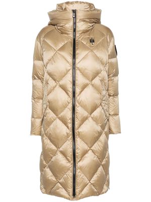 Blauer Tudor quilted padded coat - Neutrals
