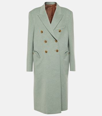 Blazé Milano Arya Aqua double-breasted wool coat