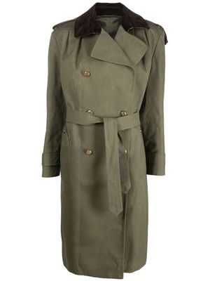 Blazé Milano double-breasted belted coat - Green