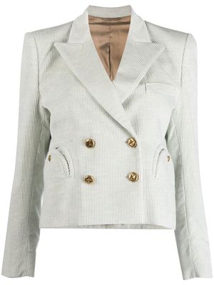 Blazé Milano double-breasted fitted blazer - Blue