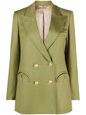 Blazé Milano Exit double-breasted wool blazer - Green