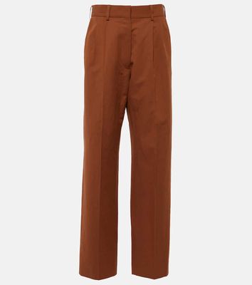 Blazé Milano Fox cotton and linen wide-leg pants