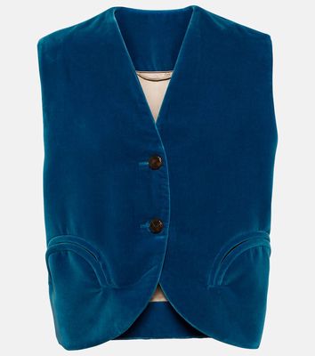 Blazé Milano Gliss cotton velvet vest