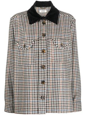 Blazé Milano houndstooth-pattern jacket - Neutrals