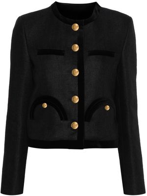 Blazé Milano Mengi cropped jacket - Black