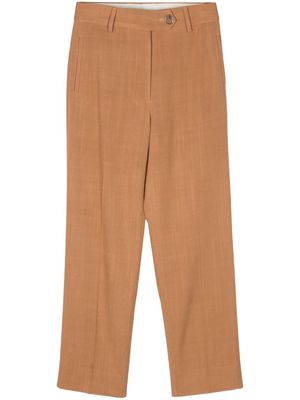 Blazé Milano Nana high-waisted tapered trousers - Brown