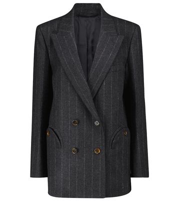 Blazé Milano Striped cashmere and wool blazer