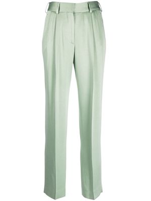 Blazé Milano tailored satin trousers - Green