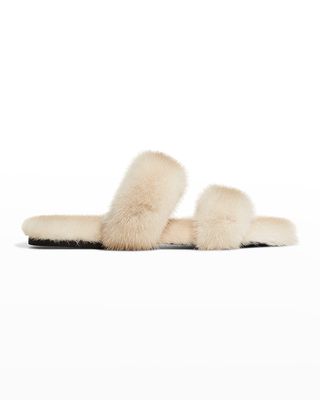 Bleach Mink Dual-Band Sandals