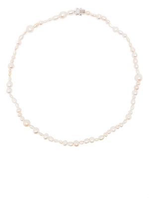 Bleue Burnham antique pearl necklace - White