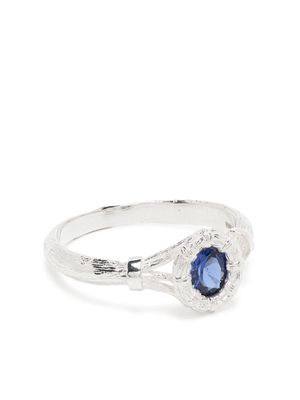 Bleue Burnham Bound Willow sapphire ring - Silver