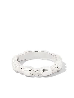 Bleue Burnham sterling silver Nature Round Root ring