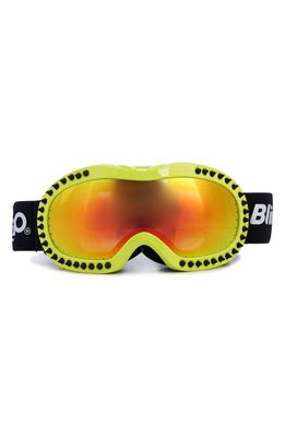 Bling2o Kids' Lime Spike Polarized Snow Goggles