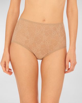 Bliss Allure High-Rise Floral Lace Briefs