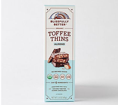 Blissfully Better Almond Toffee Thins, 6 Pack