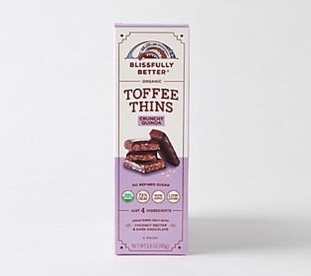 Blissfully Better Quinoa Toffee Thins 6-Pack