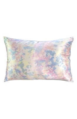 BLISSY Mulberry Silk Pillowcase in Yellow Tie Dye