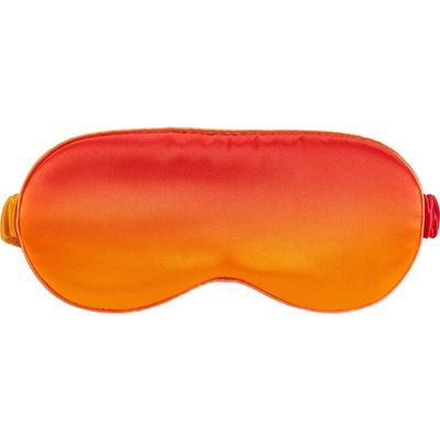 BLISSY Silk Sleep Mask in Orange Ombre 