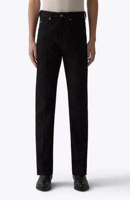 BLK DNM 77 Slim Organic Cotton Straight Leg Jeans in Black 