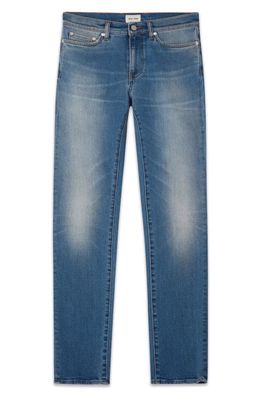BLK DNM Slim Straight Leg Organic Cotton Jeans in Vintage Blue
