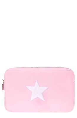 Bloc Bags Medium Star Cosmetics Bag in Baby Pink