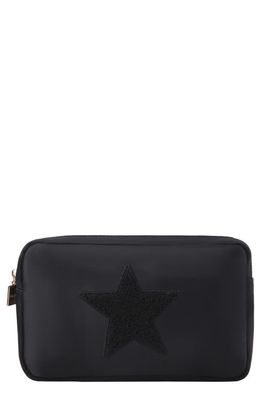 Bloc Bags Medium Star Cosmetics Bag in Black/Black
