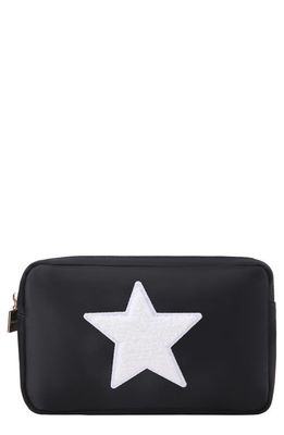 Bloc Bags Medium Star Cosmetics Bag in Black/White