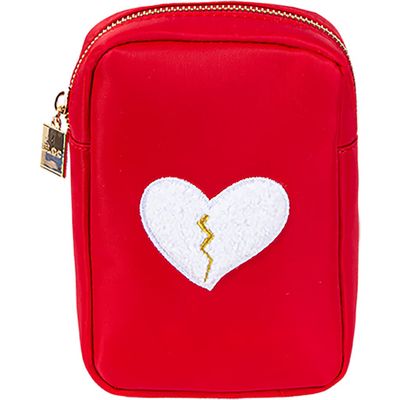 Bloc Bags Mini Heart Breaker Cosmetics Bag in Red 