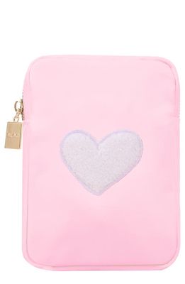 Bloc Bags Mini Heart Cosmetics Bag in Baby Pink
