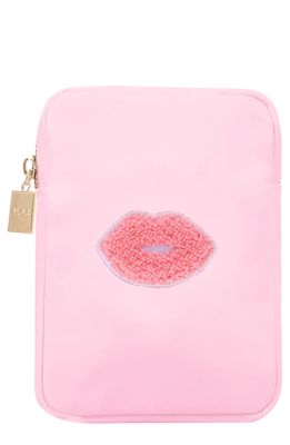 Bloc Bags Mini Kiss Cosmetic Bag in Baby Pink