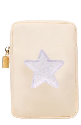 Bloc Bags Mini Star Cosmetics Bag in Cream