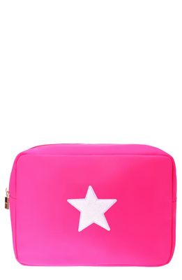 Bloc Bags X-Large Star Cosmetic Bag in Hot Pink