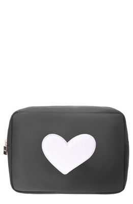 Bloc Bags XL Heart Cosmetics Bag in Black