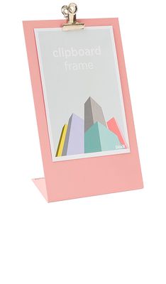 Block Design Medium Clipboard Frame in Pink.