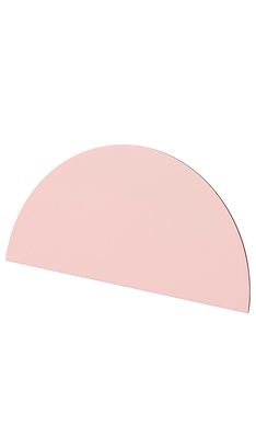 Block Design Semi Circle Geometric Photo Clip in Pink.