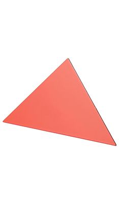 Block Design Triangle Geometric Photo Clip in Red.
