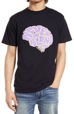 Blood Brother Mindset Brain Graphic Tee in Black