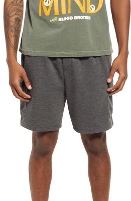 Blood Brother Mock Up Jersey Cargo Shorts in Grey