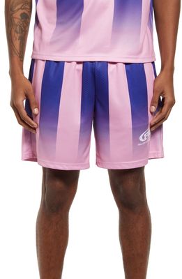 Blood Brother Showtime Football Mesh Shorts in Candy