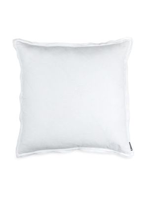 Bloom Double Flange Euro Pillow - White - White