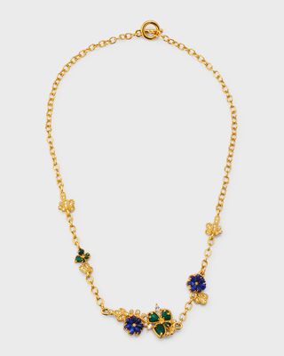 Bloom Stone Petal Necklace