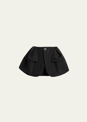Bloomer Layered Mini Skirt