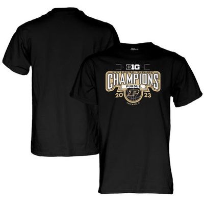 Blue 84 Black Purdue Boilermakers 2023 Big Ten Men's Basketball Conference Tournament Champions T-Shirt